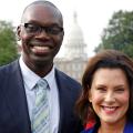 Gretchen Whitmer and Garlin Gilchrist II photo